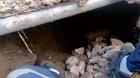 Enorme socavón en la caleta genera preocupación entre los pescadores