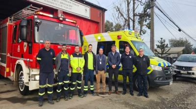 Base SAMU se instala en Compañía de Bomberos en Labranza durante las Fiestas Patrias