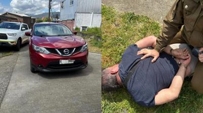 Temuco: inspectores municipales y Carabineros logran la captura de delincuente con más de 30 detenciones