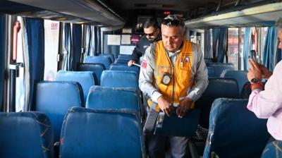 Fiscalizan cumplimiento de frecuencias y salidas del transporte rural entre Alto Biobío y Los Ángeles
