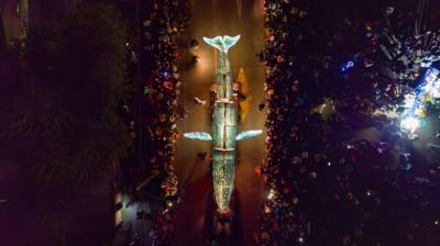 Más de 20 mil personas presenciaron la obra “Océano: Los peces inundan la ciudad” en Temuco