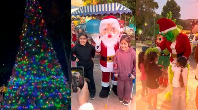 [VIDEO] Se siente el espíritu navideño en Olmué: realizaron tradicional encendido de árbol