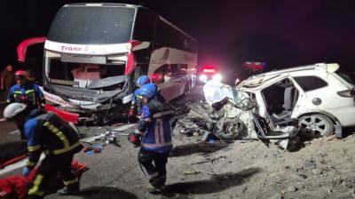 Dos muertos y un herido en riesgo vital dejó accidente de tránsito en la Ruta 15 CH en Tarapacá