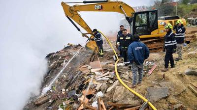 [VIDEO] Inició en microbasural: incendio forestal mantiene en Alerta Roja a Valparaíso