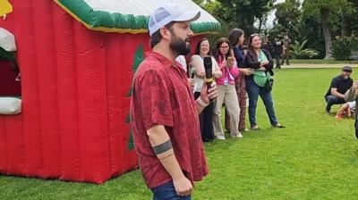 Presidente Boric encabezó fiesta de Navidad para familias de acogida en Cerro Castillo