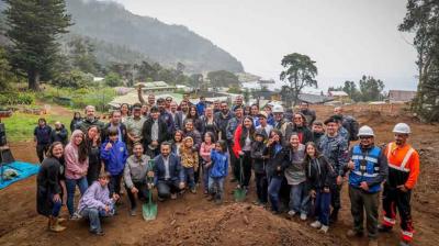 [FOTOS] Inician las obras del nuevo colegio de Juan Fernández destruido por el terremoto de 2010