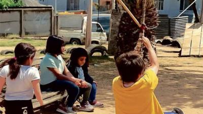 Niños y jóvenes de Llolleo Alto diseñaron espacio comunitario