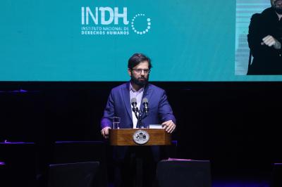Boric en entrega del Informe 2025 del INDH: &quot;Los derechos humanos se respetan siempre&quot;