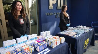 Fiscalía y PDI de Ñuble logran el mayor decomiso en el país y la detención de 20 imputados por asociación criminal y otros delitos