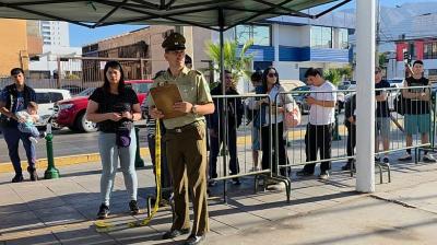 Más de 23 mil excusas recibió Carabineros durante estas elecciones en Tarapacá: 18 detenidos