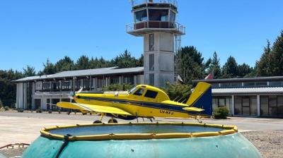 Los Ángeles: aeródromo María dolores alcanza 99% de avance en puntos de posada para el combate a los incendios forestales