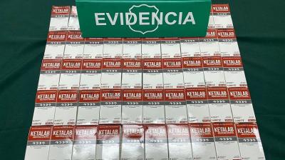 Hombre huyó hacia Bolivia y dejó mochila con 50 frascos de ketamina en zona fronteriza de Colchane