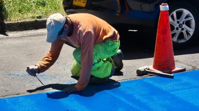 Mejoran la seguridad vial con una serie de obras en Lautaro
