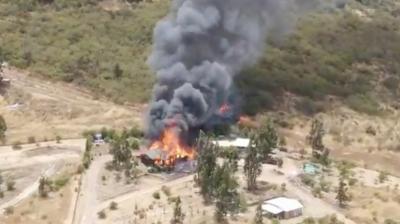 [VIDEO] Alerta roja para Zapallar y La Ligua por incendio forestal: 100 hectáreas consumidas