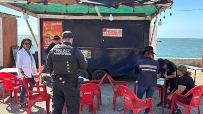 Clausurados quedaron cinco food trucks por graves irregularidades sanitarias en el sector Coloso