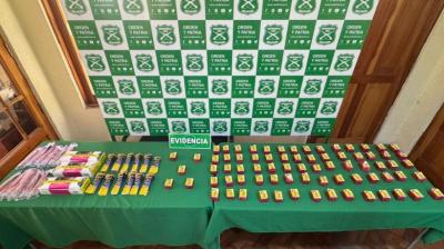 Más de mil fuegos artificiales incautados en despliegue preventivo por Año Nuevo en la Región de Antofagasta