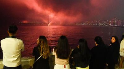 [FOTOS] Valparaíso y Viña del Mar recibieron el 2026 con un decepcionante Año Nuevo en el Mar