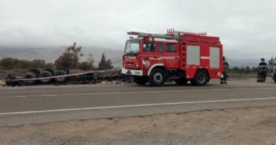 Trágico inicio de 2026: Conductor falleció al volcar camión en ruta cerca del ingreso a Copiapó