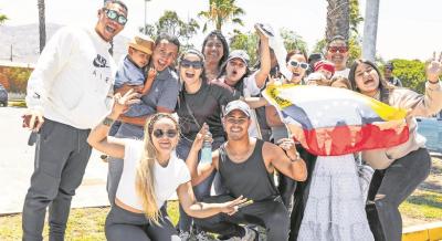 Caravanas de venezolanos hasta con “Pedidos Ya” recorrieron calles de Copiapó