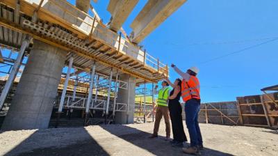 Anuncian reducción de pistas y corte de tránsito total por obras en nuevo Puente Perales de Talcahuano