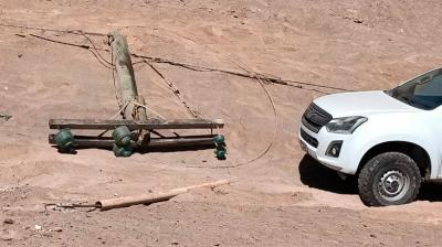 Roban 4.500 metros de cable en el Cerro Tarapacá en la comuna de Alto Hospicio