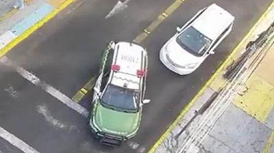 Detienen a conductor ebrio que había causado daños a vehículo en el sur de Iquique