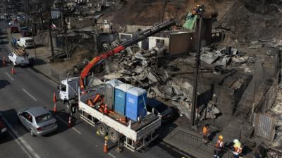 Servicio eléctrico ha sido recuperado en un 88% en las zonas afectadas por los incendios en Biobío