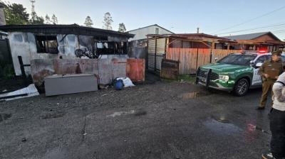 A prisión preventiva enviaron a imputada de provocar incendio que destruyó casa en Llanquihue