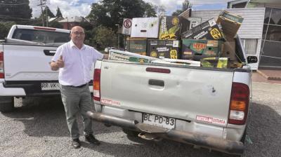 Funcionarios del Daem se movilizan con ayuda para afectados por incendios