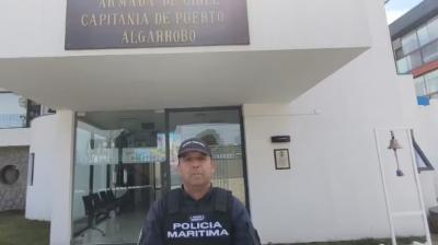 Prohíben el baño en playas de El Tabo por presencia de fragatas portuguesas