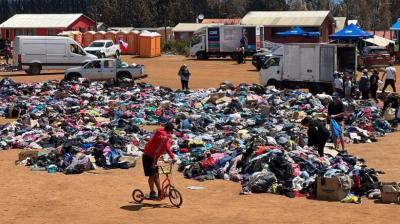 Llaman a no donar más ropa en las zonas afectadas por los incendios en Biobío: se está generando problema sanitario