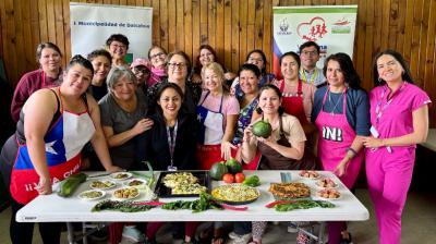 Dalcahue realizó taller de cocina saludable con productos locales