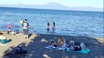 Destacan acción de salvavidas en rescate de niña que se estaba ahogando en Frutillar