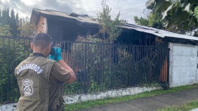 Nieto rescata a su abuelo desde su casa en llamas en Osorno