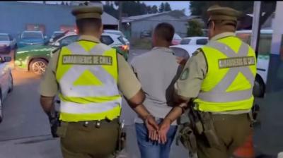 Carabineros detiene a sujeto por ataque con arma blanca a su pareja en Puerto Montt
