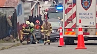 Emergencias acude a colisión entre dos vehículos en población 22 de Mayo: Reportan un lesionado