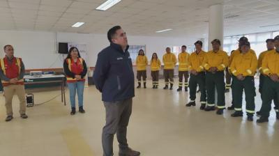 Despiden a brigadistas mexicanos que apoyaron el combate de incendios forestales en La Araucanía