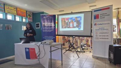 En Hualaihué realizaron charla informativa y atenciones sobre PGU y otro beneficios