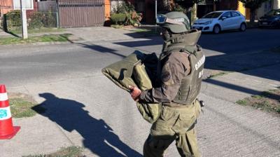 Trabajadora encuentra una granada en medio de basural en Rahue Alto