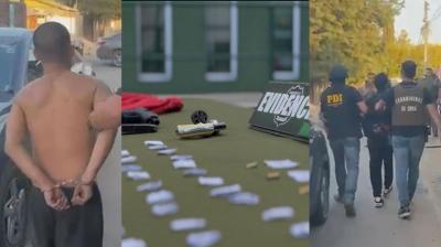 Prisión preventiva para dos sujetos por lesiones con arma de fuego en Limache: se incautó droga