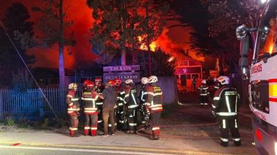 En libertad quedaron cuatro adolescentes detenidos tras incendio en colegio de Alerce