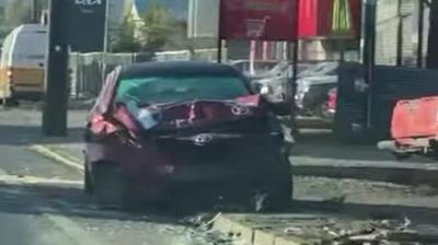 Dos conductores en estado de ebriedad protagonizaron choque  en Castro