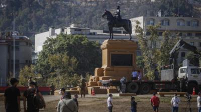 Consejo de Monumentos aprobó el retorno de la estatua del general Baquedano a Plaza Italia