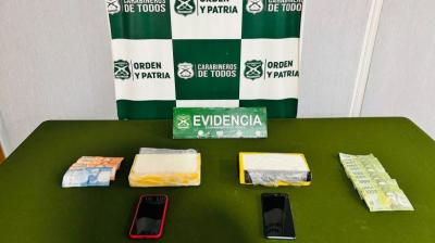 Incautan cerca de 5 kilos de sustancias ilícitas en operativos antidrogas en la Provincia del Biobío