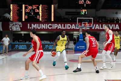 Chile perdió 78-86 ante Colombia en el Coliseo