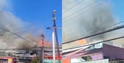 Quilpué: fuegos artificiales habrían provocado incendio estructural en pleno centro