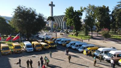 Carabineros entrega sello que certifica fiscalización al transporte escolar en Ñuble