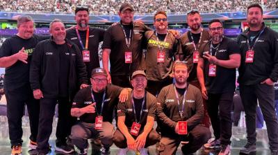 Tres nortinos integraron la operación aérea con drones en el Festival de Viña del Mar