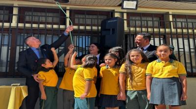 Con una renovada escuela municipal para más de 300 estudiantes se inaugura el año escolar en la provincia de Malleco