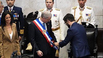 [FOTOS] Manifestaciones, perritos y más: las postales que dejó el cambio de mando presidencial en el Congreso